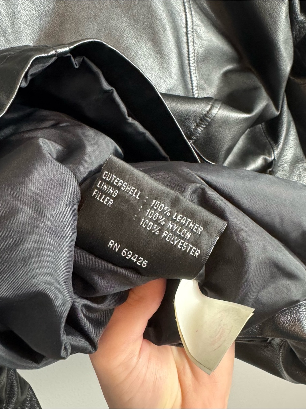 Wilsons Leather Black Men's Leather Jacket Size Large - Picture 15 of 16